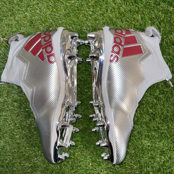 Adidas Nasty Fly NC State Wolfpack Team Issue PE Football Cleats Men Size 14 NEW main image 6